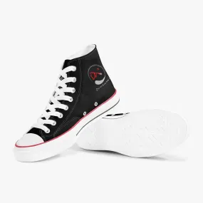 285. New High-Top Canvas Shoes - black