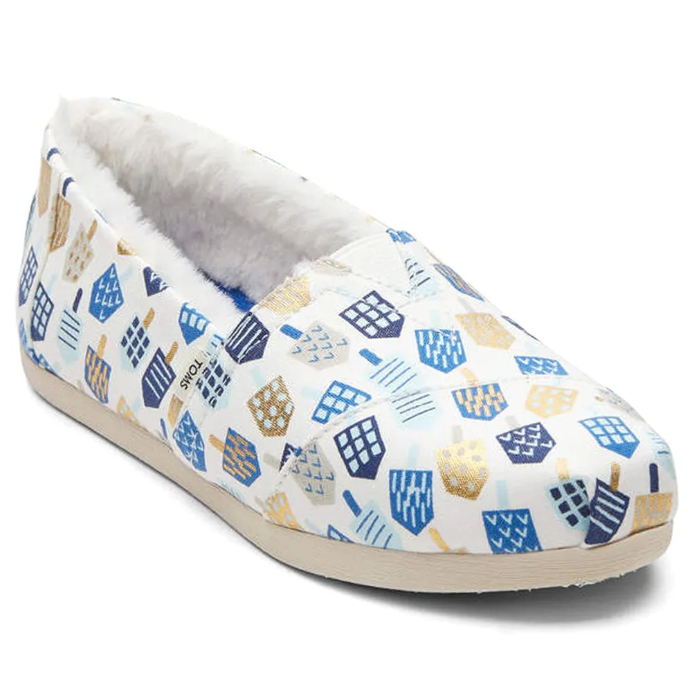 Alpargata Cozy Dreidel Graphic Slip On Flats