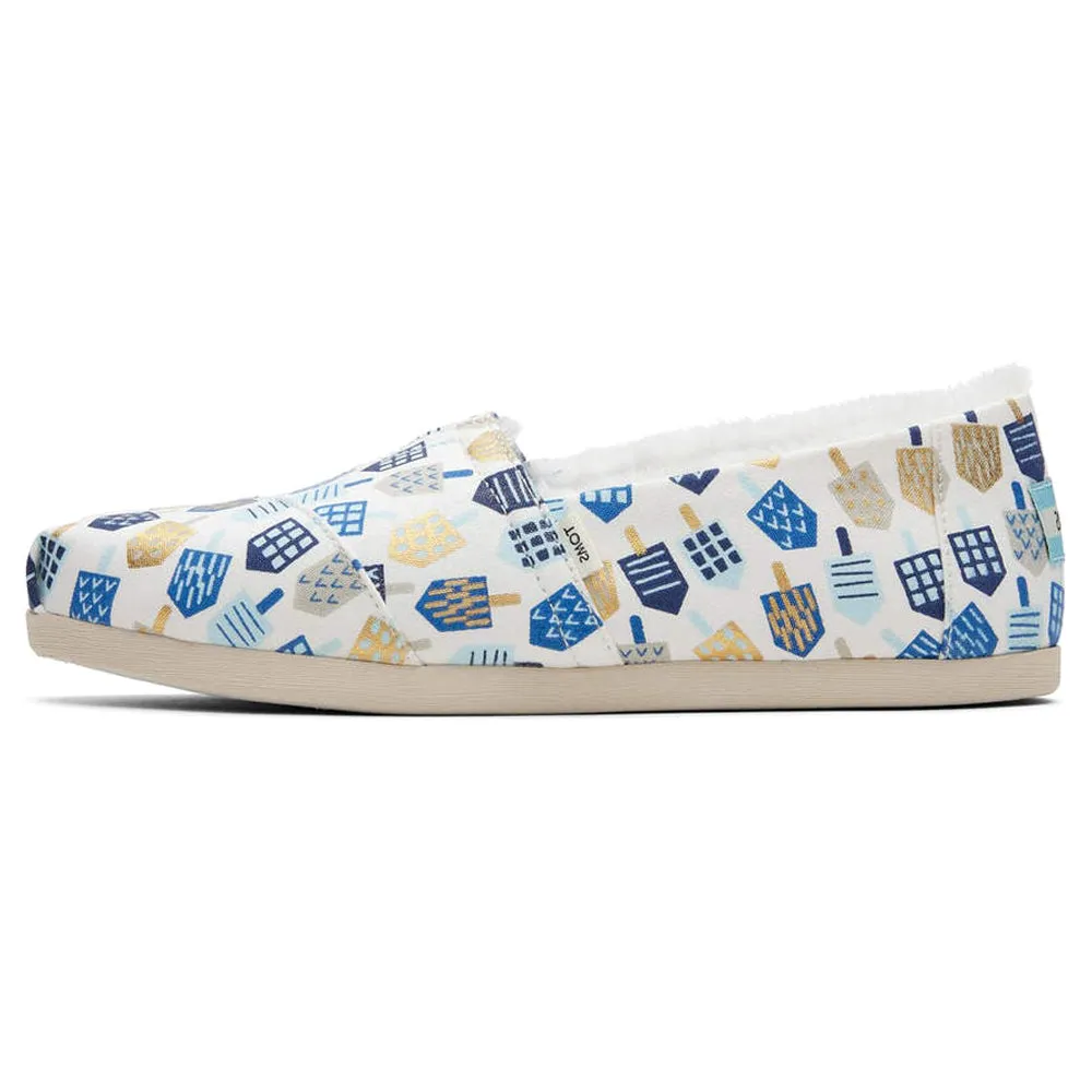 Alpargata Cozy Dreidel Graphic Slip On Flats