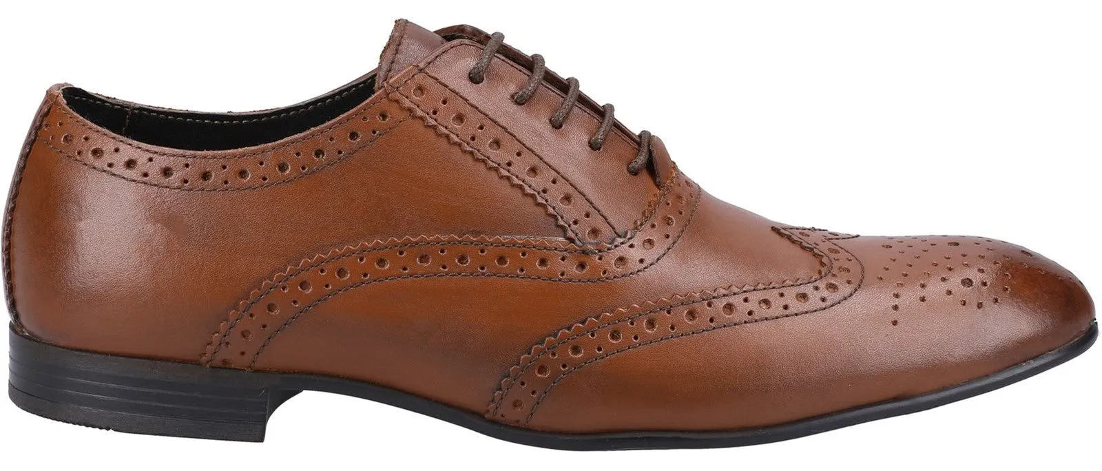 Base London Mirabelle Mens Leather Lace Up Brogue Shoe