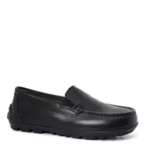 Black leather loafer (J New Fast)