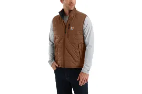 Carhartt Men's Rain Defender Insulated Mocha Vest