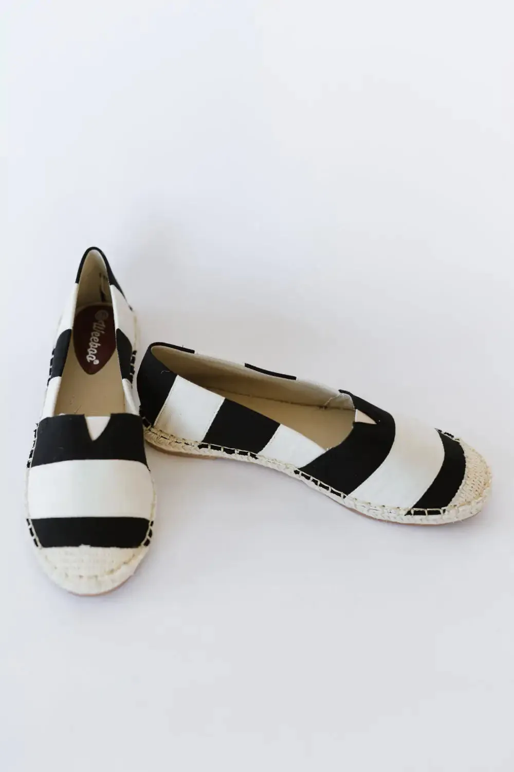 Casual Striped Espadrille Shoes