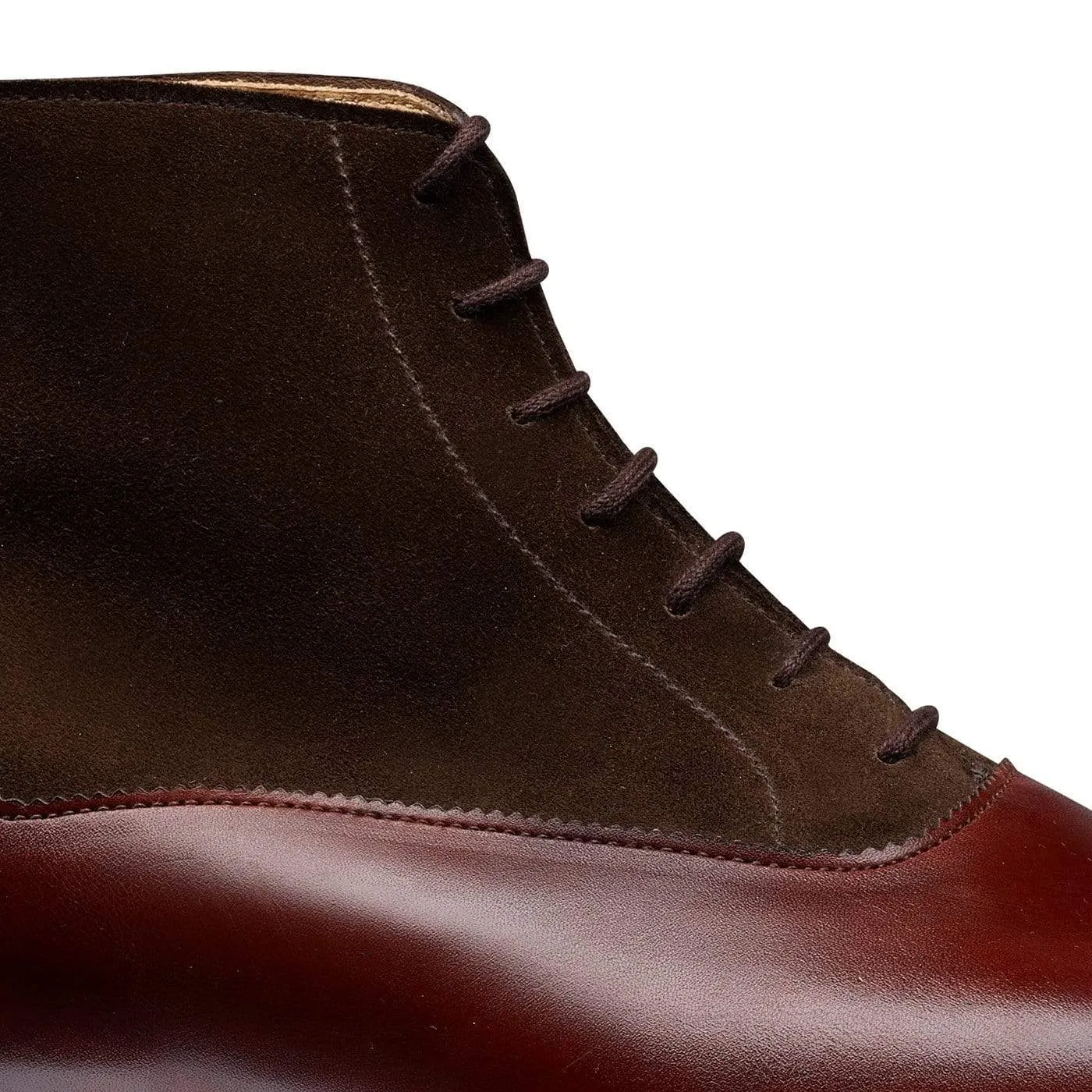 Charlton Chestnut Calf & Dark Brown Suede