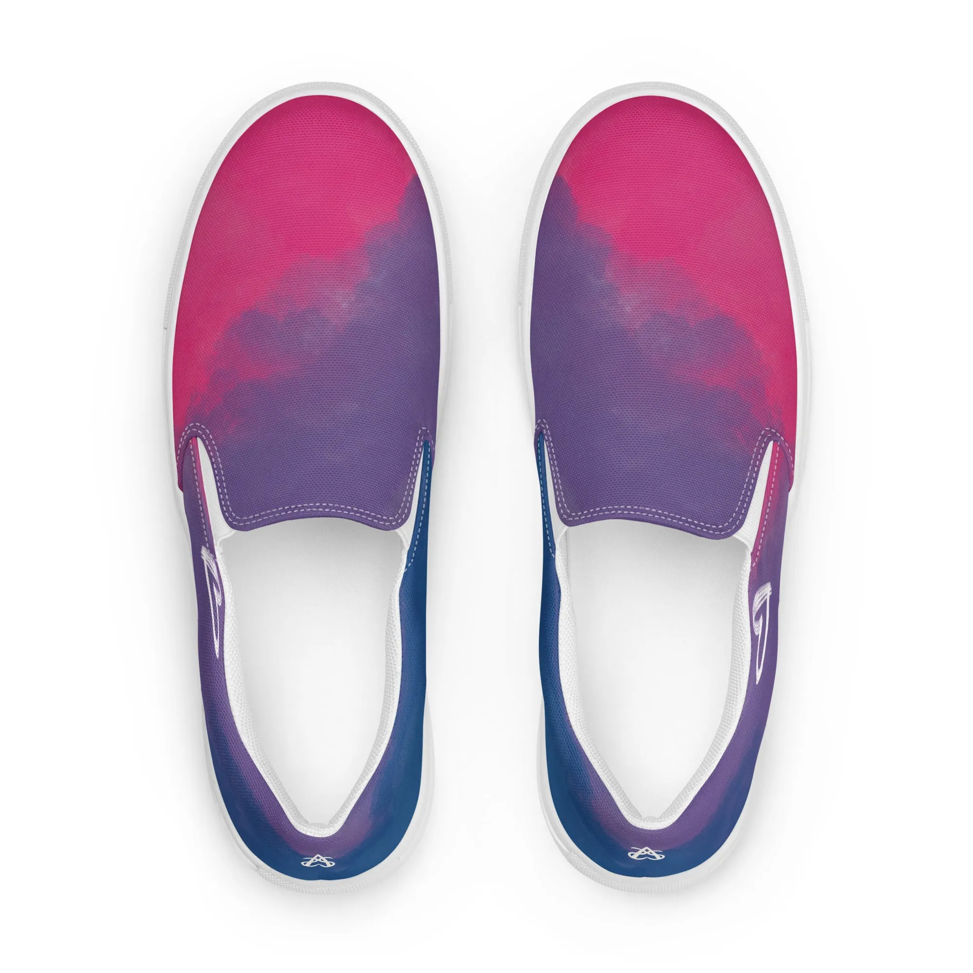 Cloudy Bisexual Slip-on Canvas Shoes (Masc Sizing)