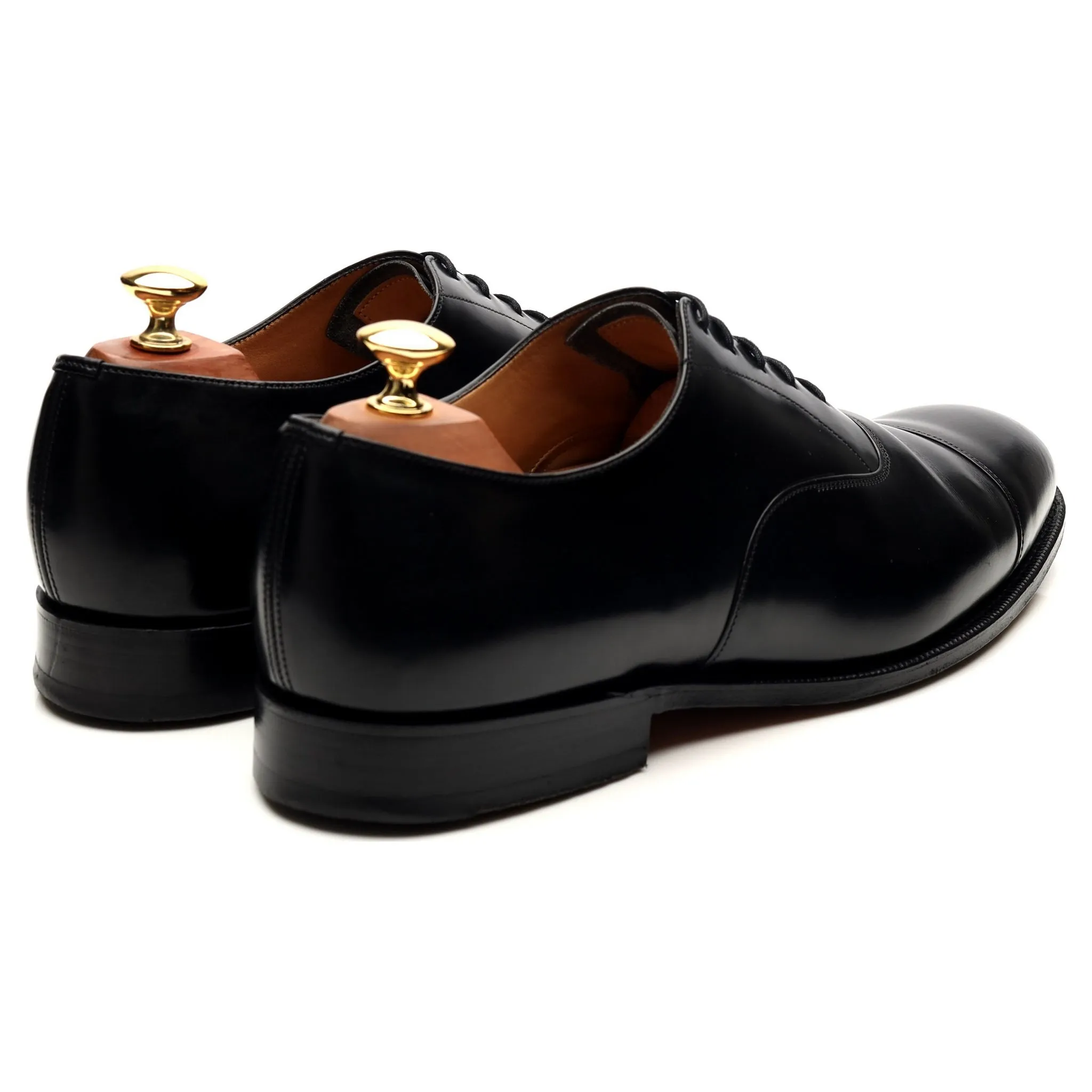 'Consul' Black Leather Oxford UK 9 G