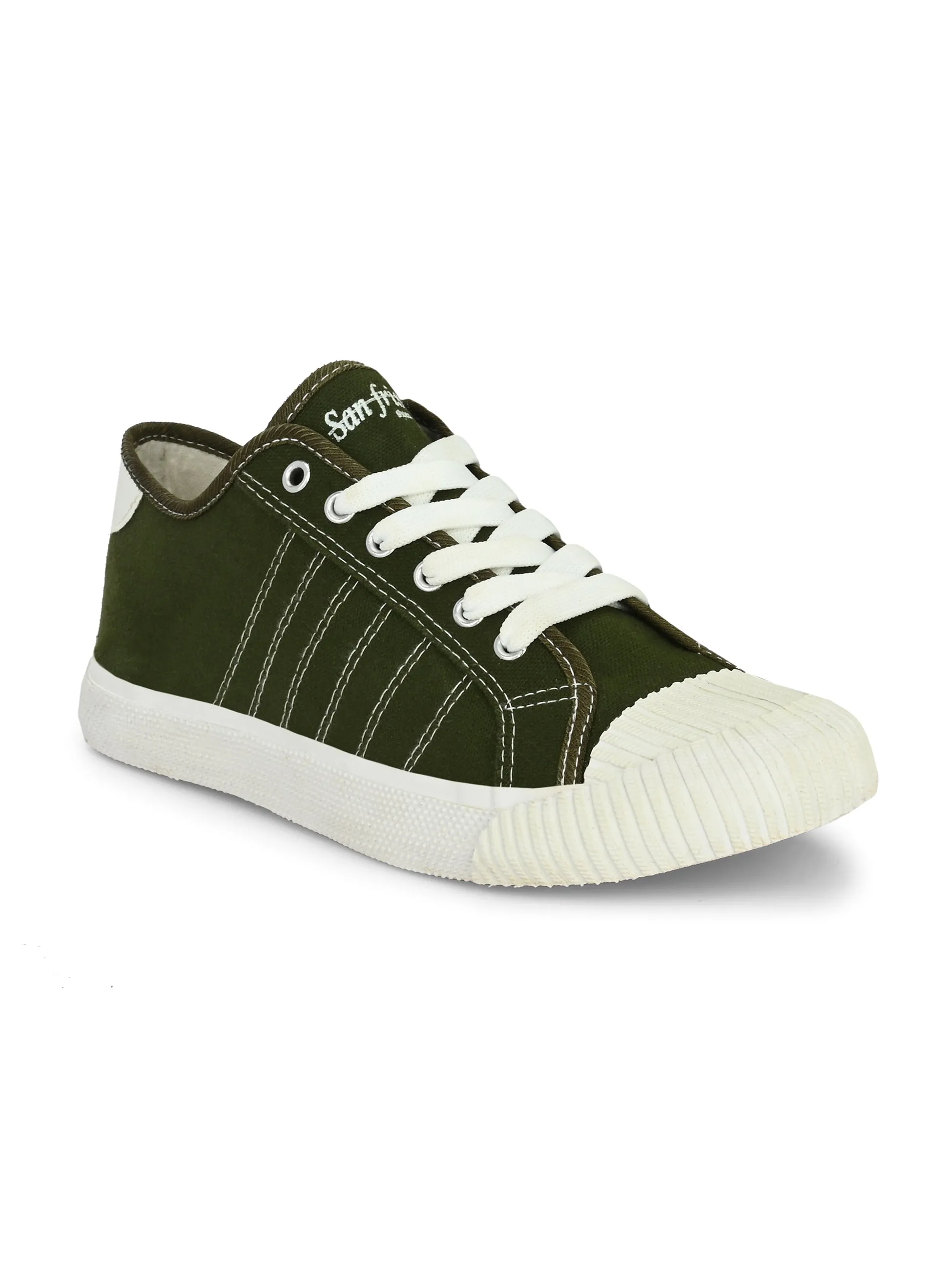 Core Olive Canvas Sneakers