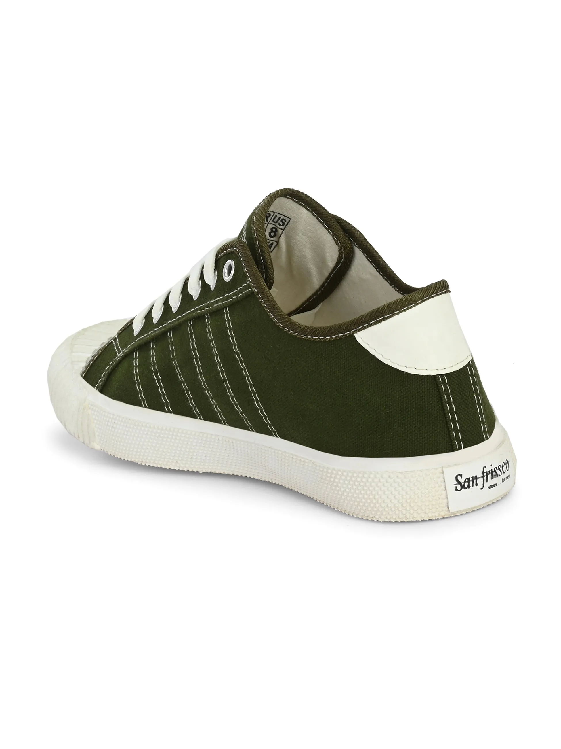 Core Olive Canvas Sneakers