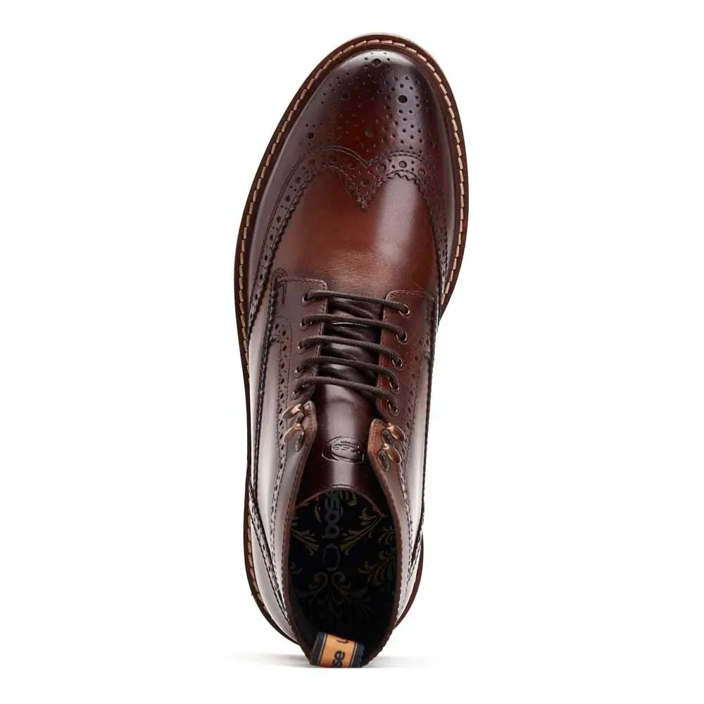 Dealer Burnished Brogue Boots