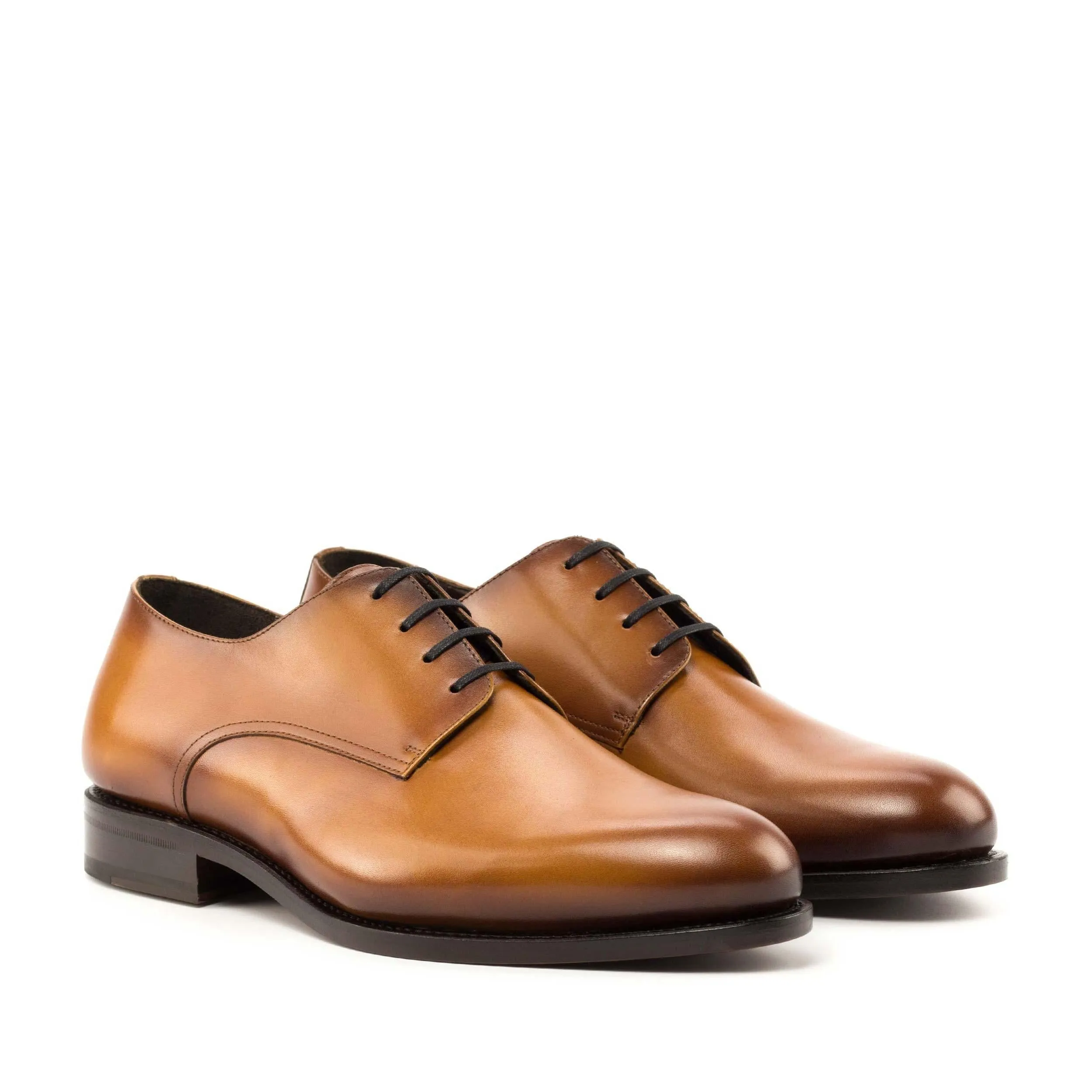 Derby cognac box calf