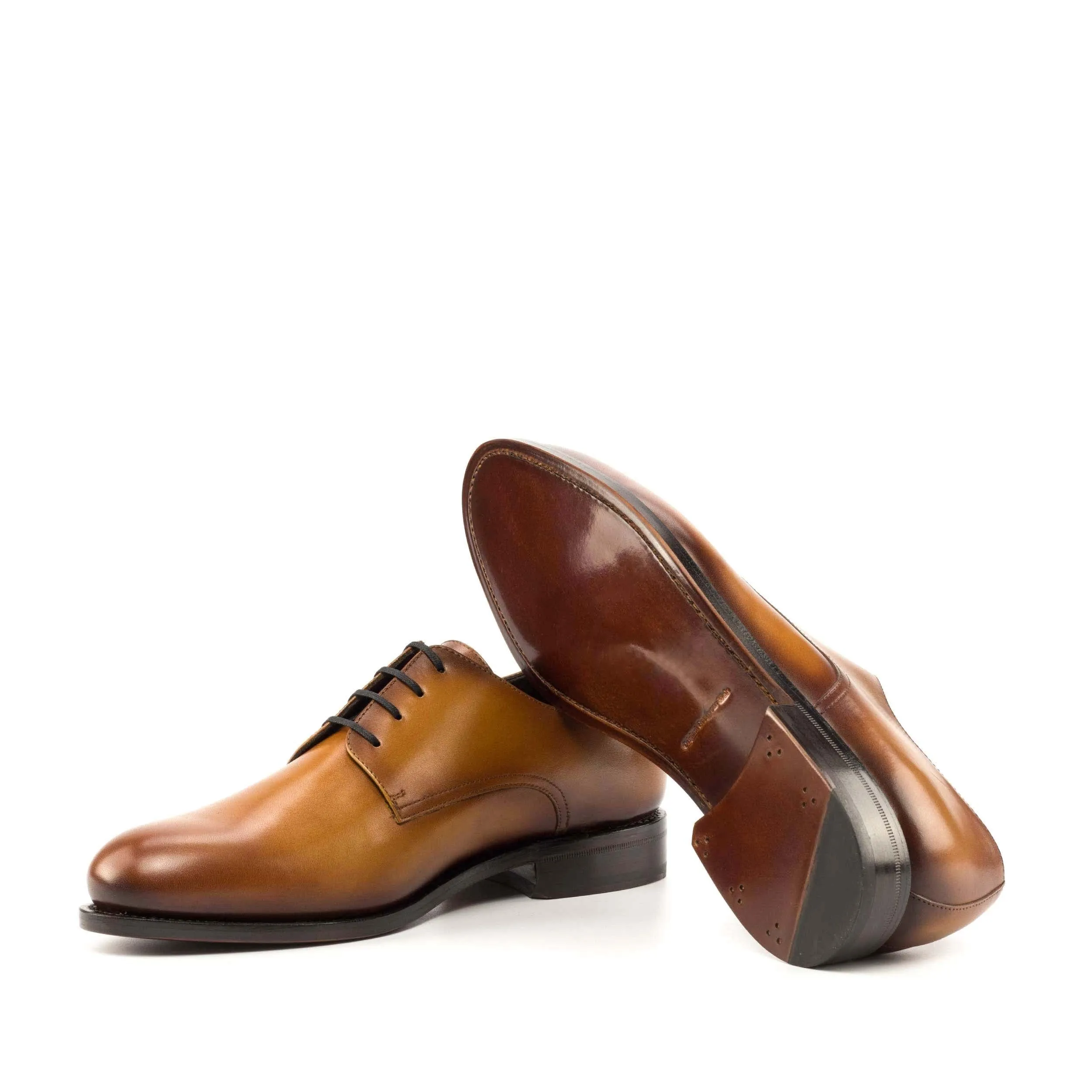 Derby cognac box calf