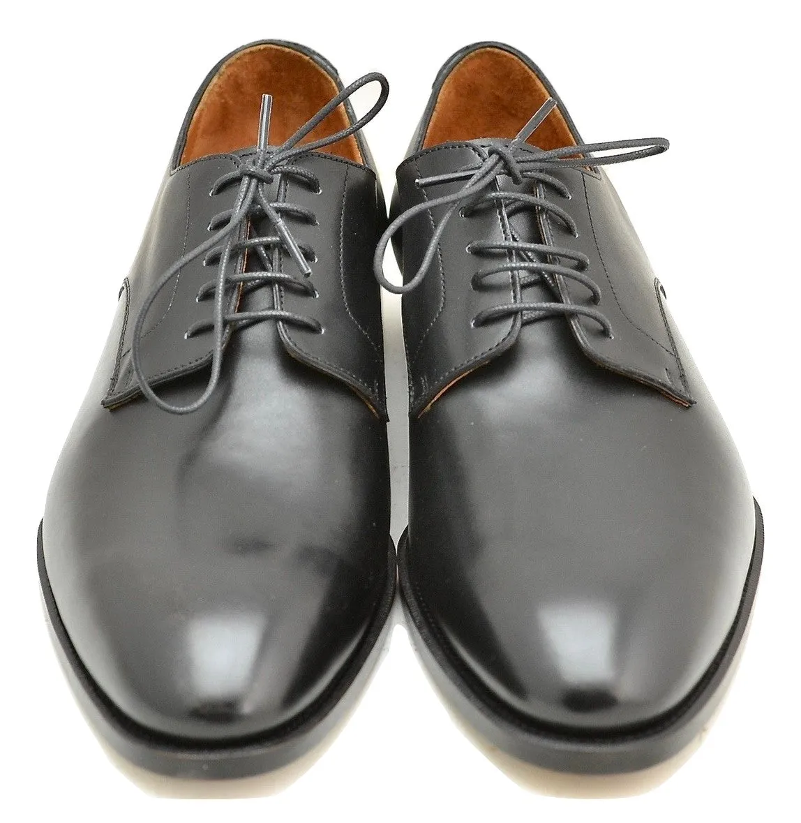 Derby shoe | Black | box calf