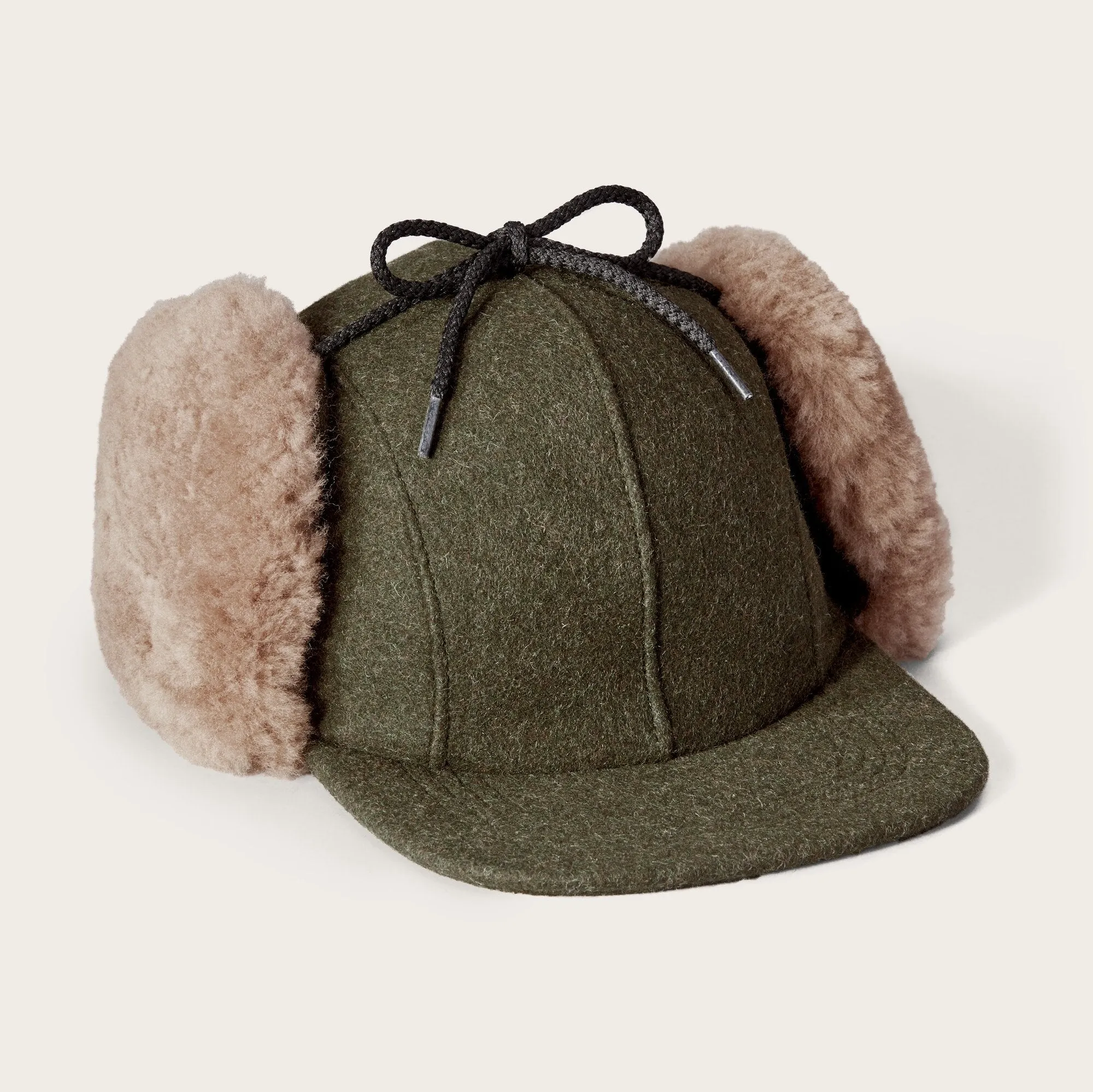 DOUBLE MACKINAW WOOL CAP