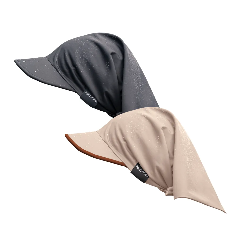 Hairbrella Satin-Lined, Waterproof Bandana Sport Bunde (2)