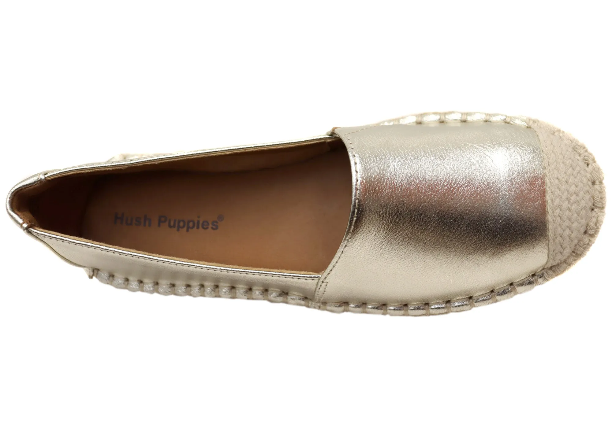 Hush Puppies Barbados Womens Comfortable Leather Shoes