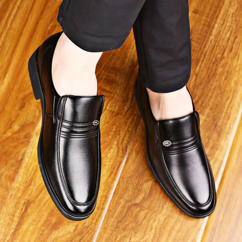 Kaegreel Men's Casual Fashion Slip-on Loafers Business Shoes