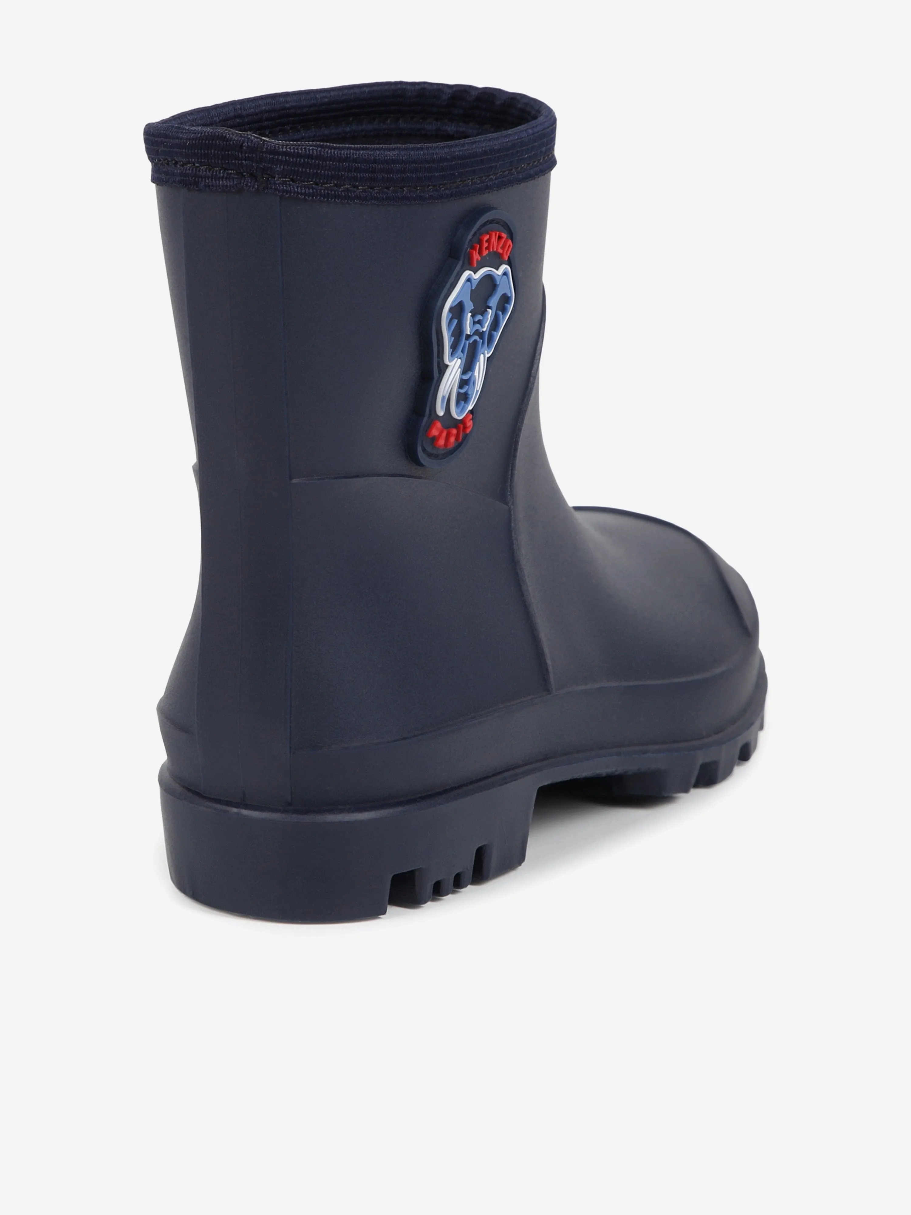 KENZO Kids Elephant Rain Boots in Navy