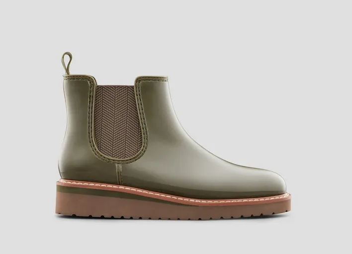 Kermit Chelsea Patent Rain Boot