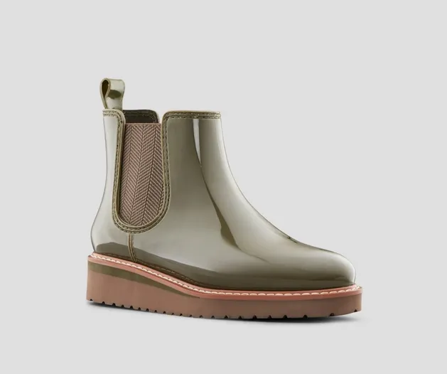 Kermit Chelsea Patent Rain Boot