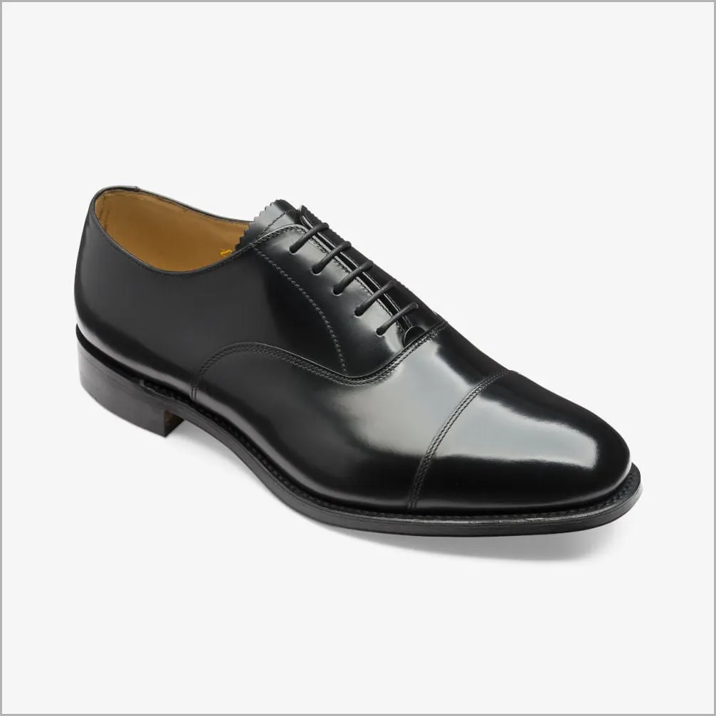 Loake 747 Black Classic Toe Cap--