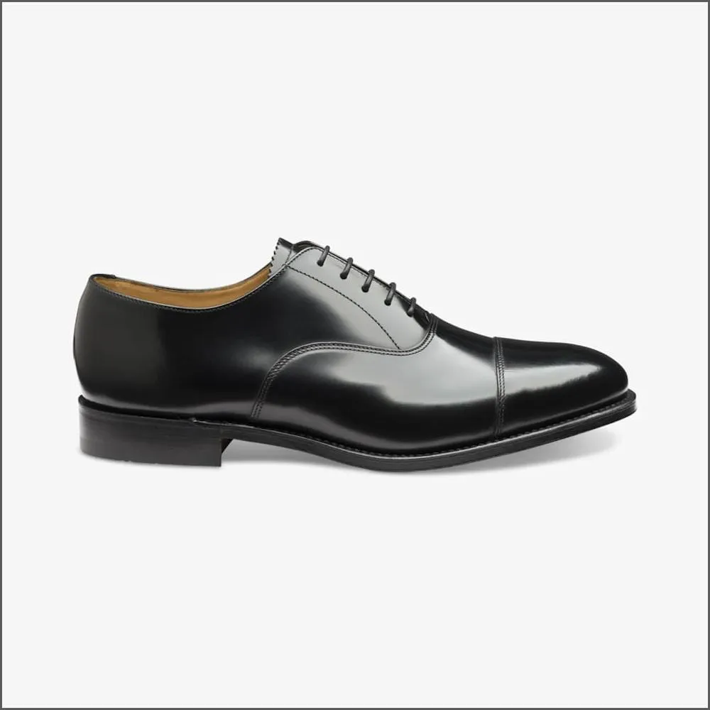 Loake 747 Black Classic Toe Cap--