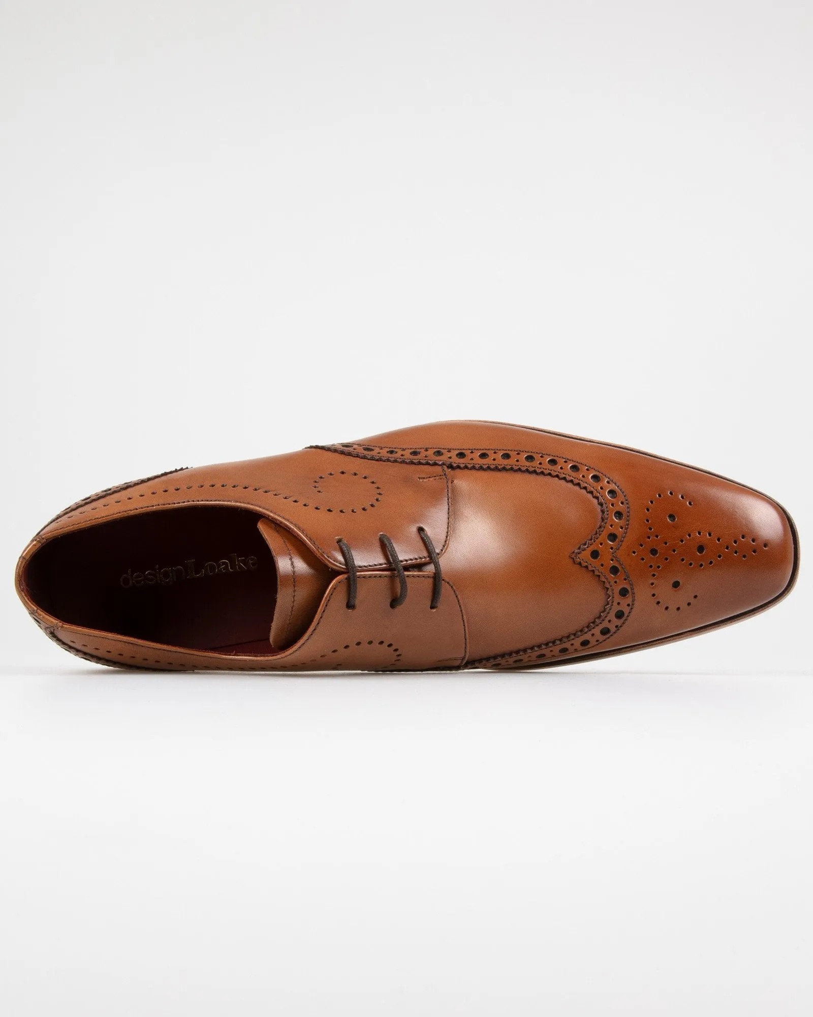 Loake Design Kruger Derby Brogue - Tan