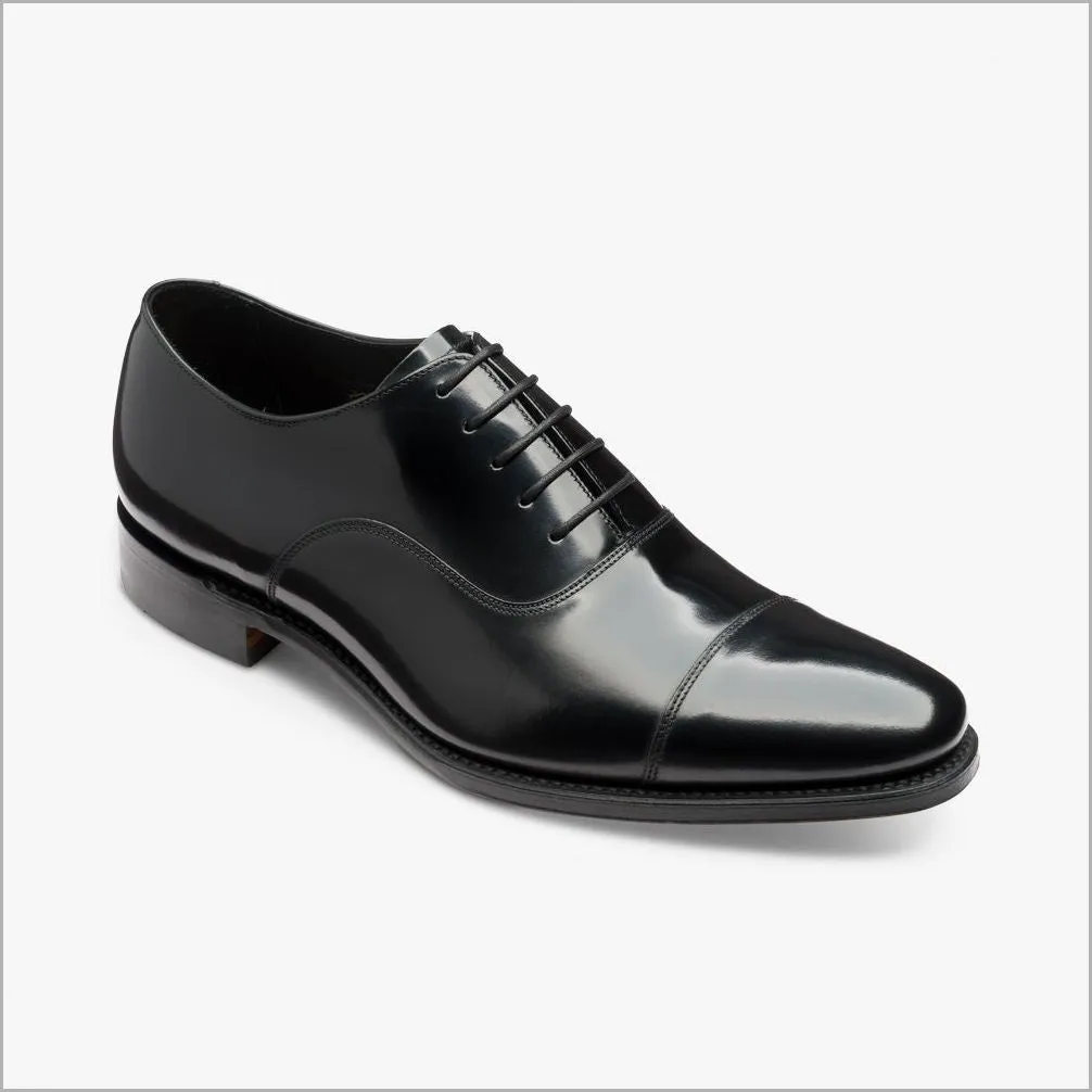 Loake Finsbury Black Oxford Shoe Size 7.5 Only/