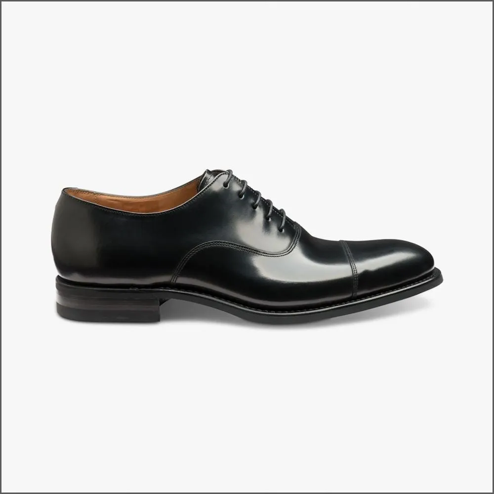 Loake Finsbury Black Oxford Shoe Size 7.5 Only/