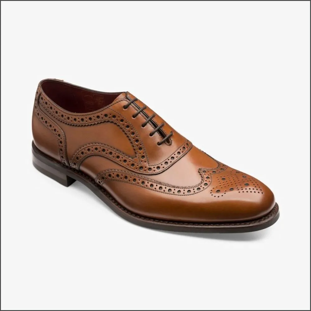 Loake Kerridge Cedar Oxford Brogue Shoe--