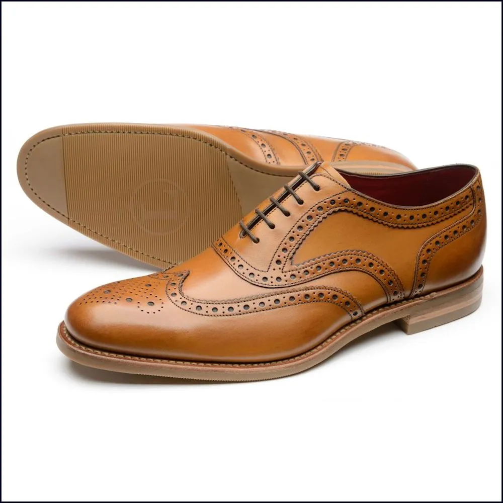 Loake Kerridge Tan Oxford Brogue Shoe--