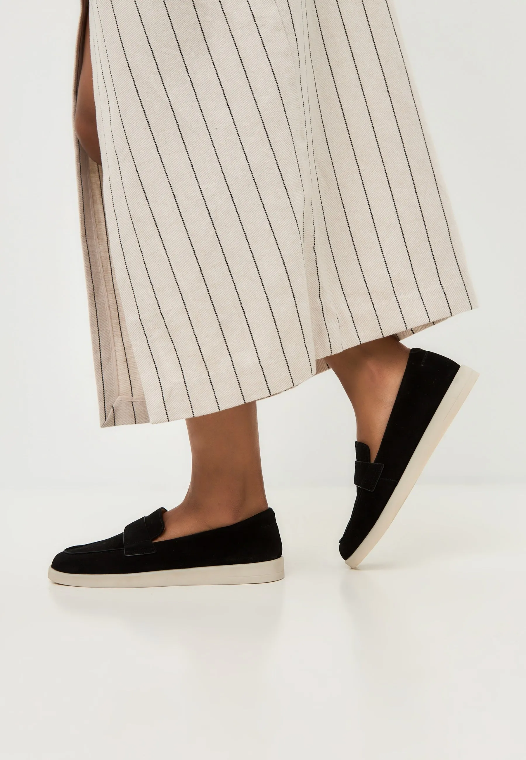 Low Platform Loafers Alaska - Black