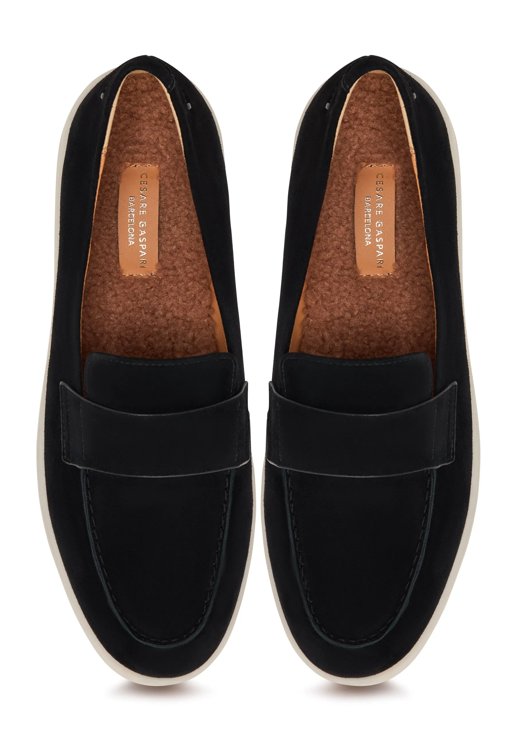 Low Platform Loafers Alaska - Black