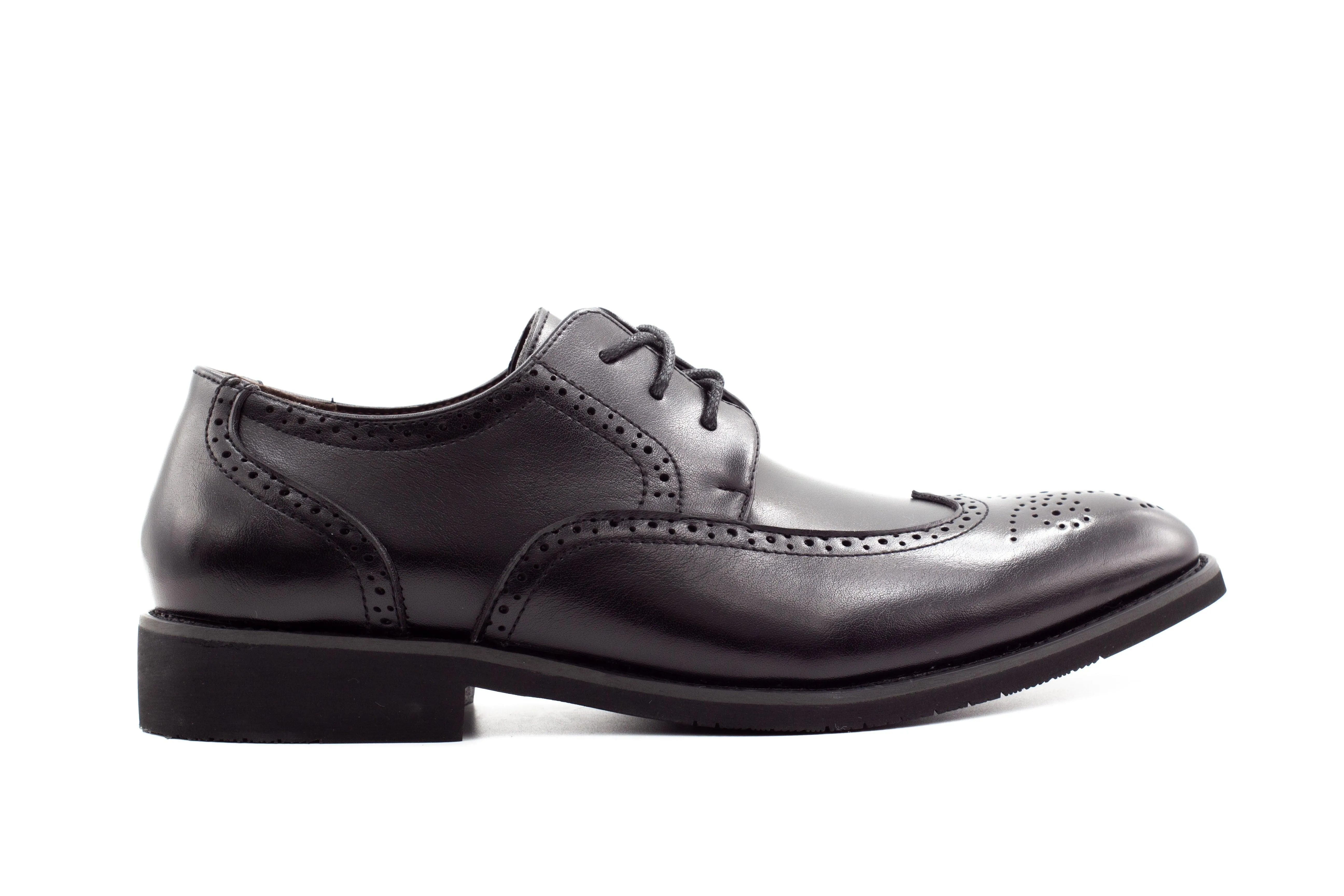 Mens Dublin Brogue Shoes - Black