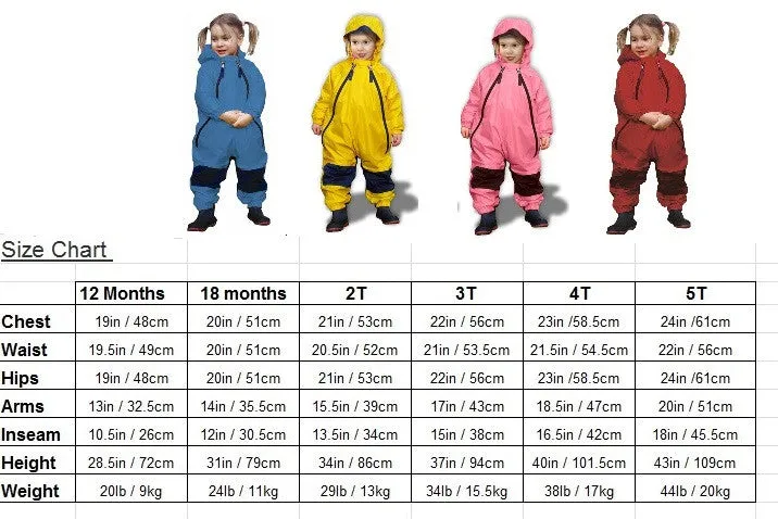 Muddy Buddy Waterproof Coveralls - Pink