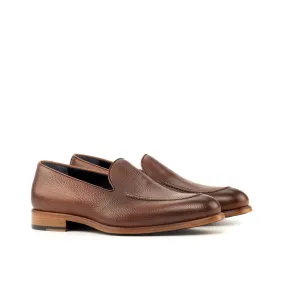 OG Loafer - Painted Pebble Grain Med Brown