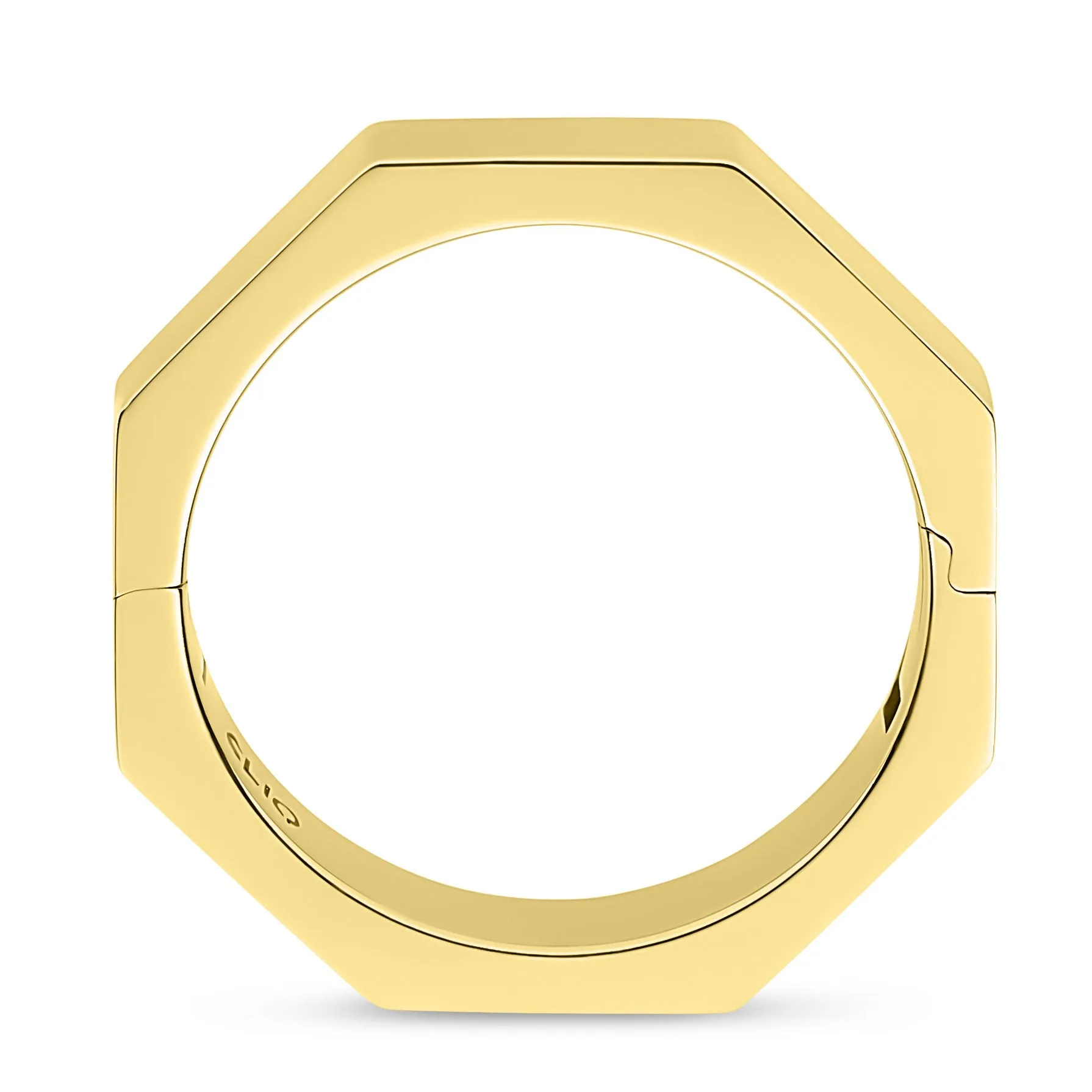 Oxford Angled Octagonal Band, 5mm