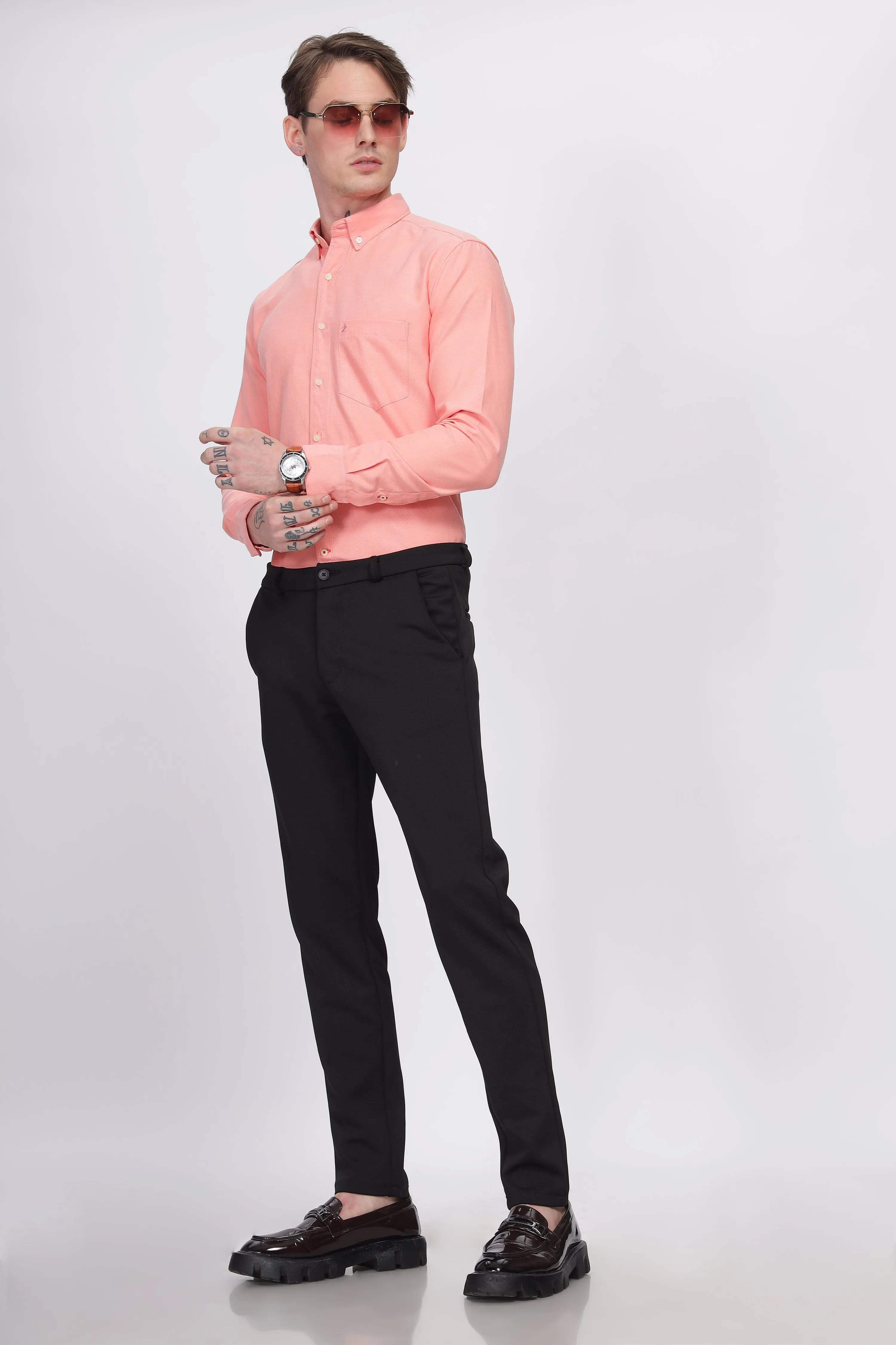 Oxford Formal Peach Shirt