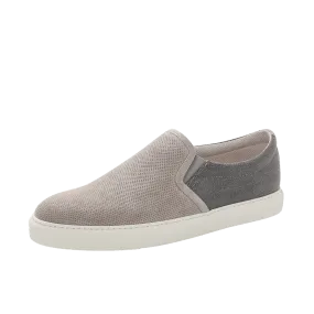 Perforated Suede Slip-On