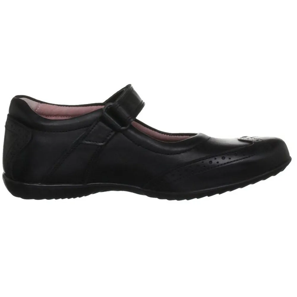 Petasil Expo 3 Black Velcro School Shoes