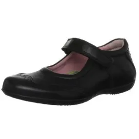 Petasil Expo 3 Black Velcro School Shoes