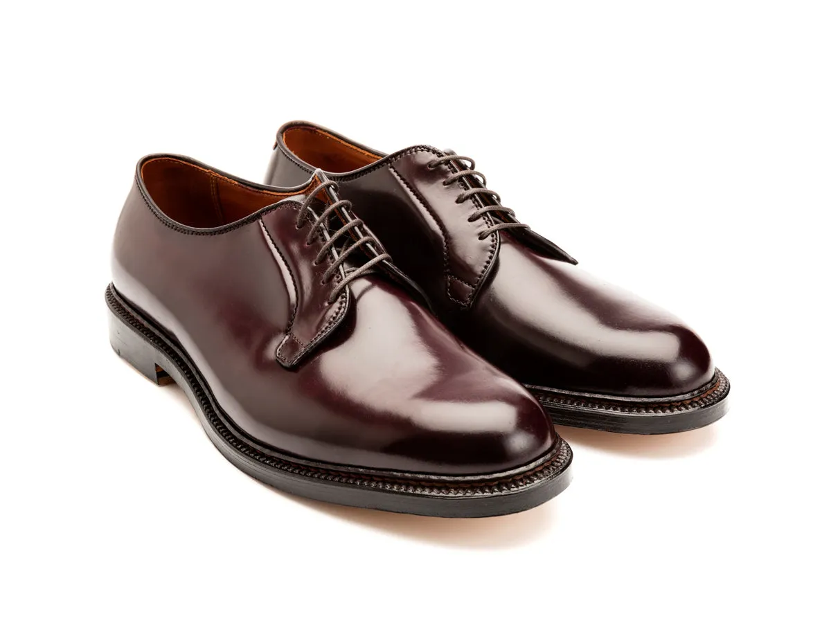 Plain Toe Blucher Color 8 Shell Cordovan E-width