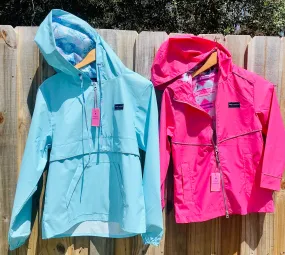 Pretty Pink Youth Rain Jacket