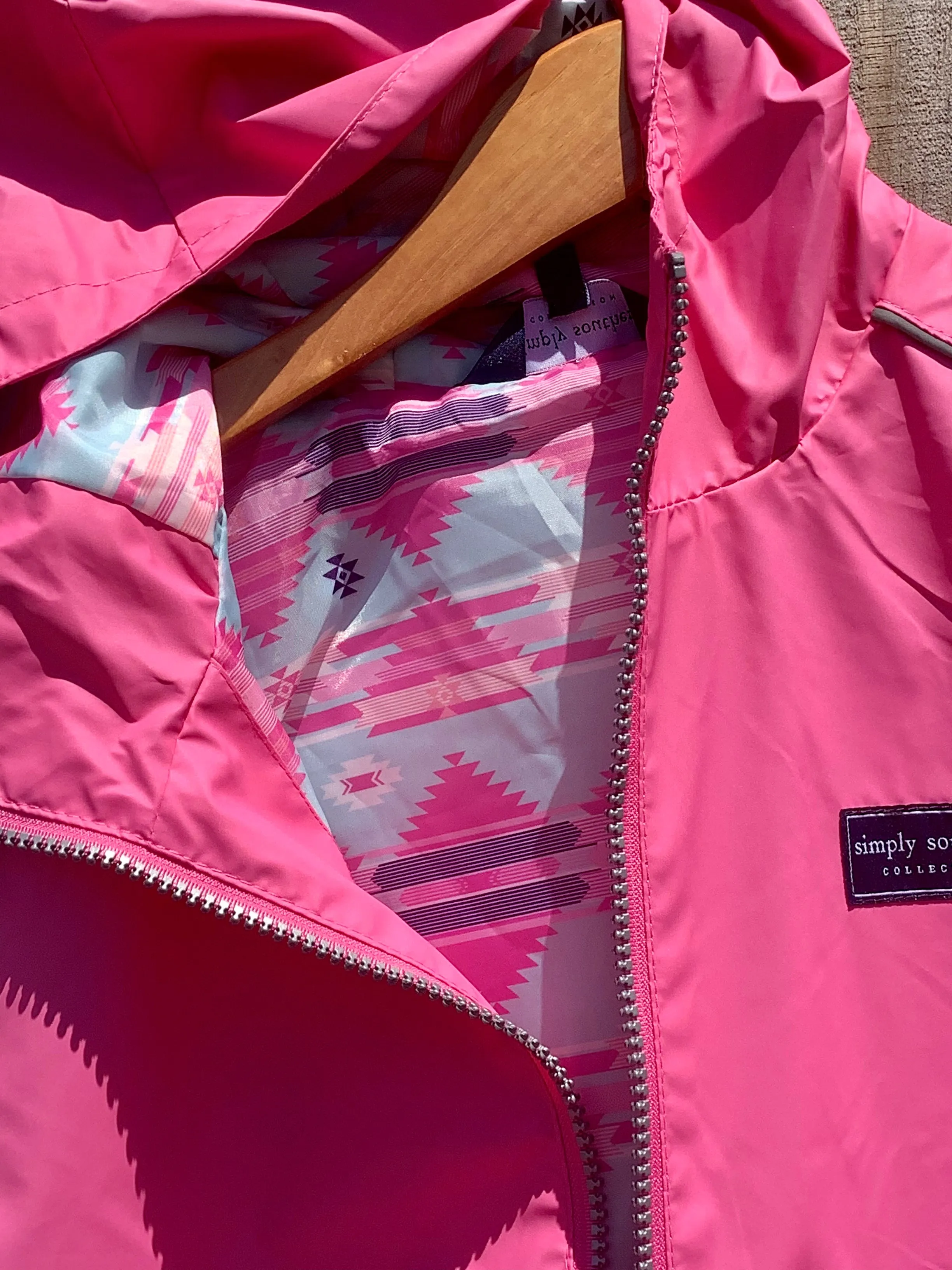 Pretty Pink Youth Rain Jacket