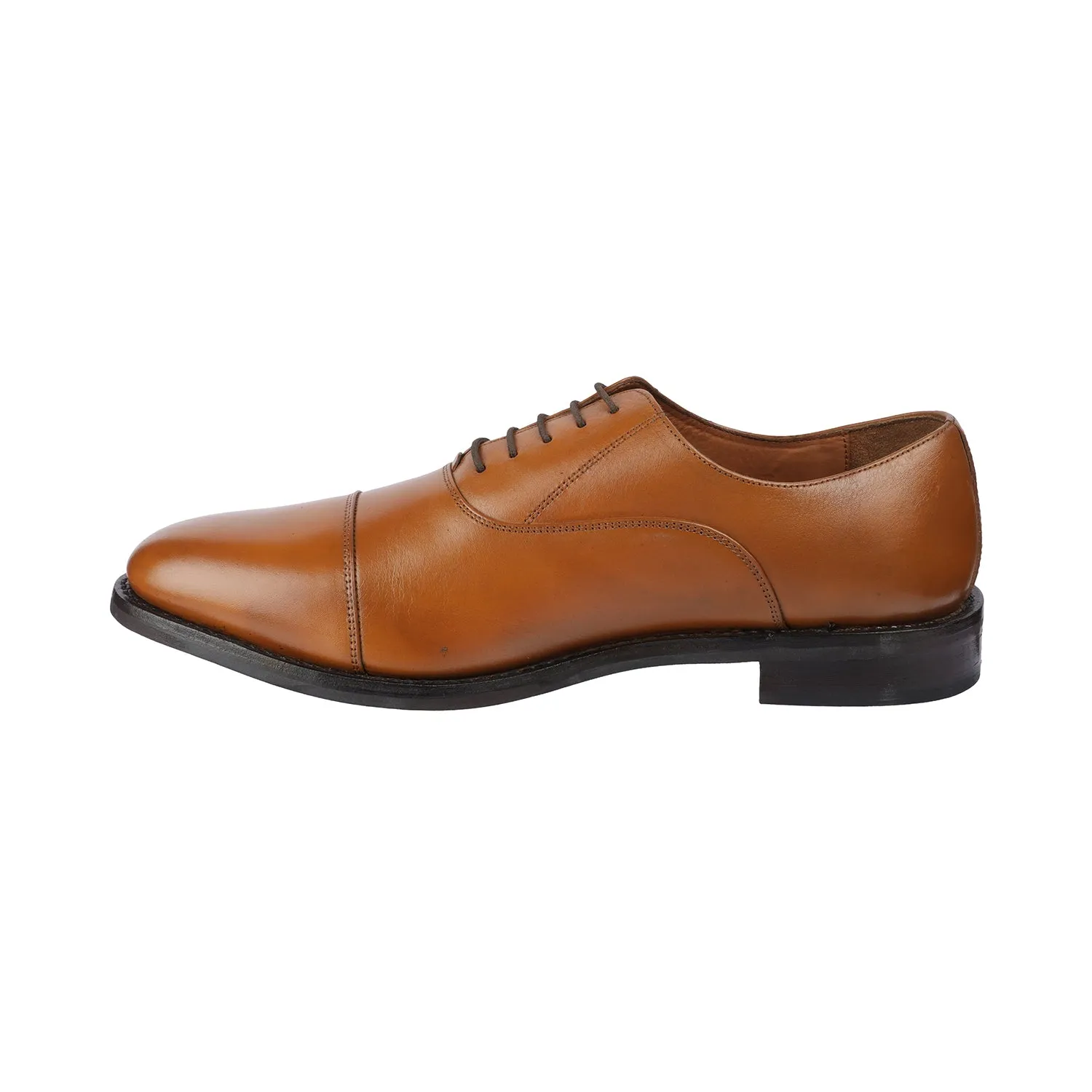 Samuel Windsor - Chester 31 <br> Big Size Regular Width Genuine Leather Tan Formal Lace-Up Shoes