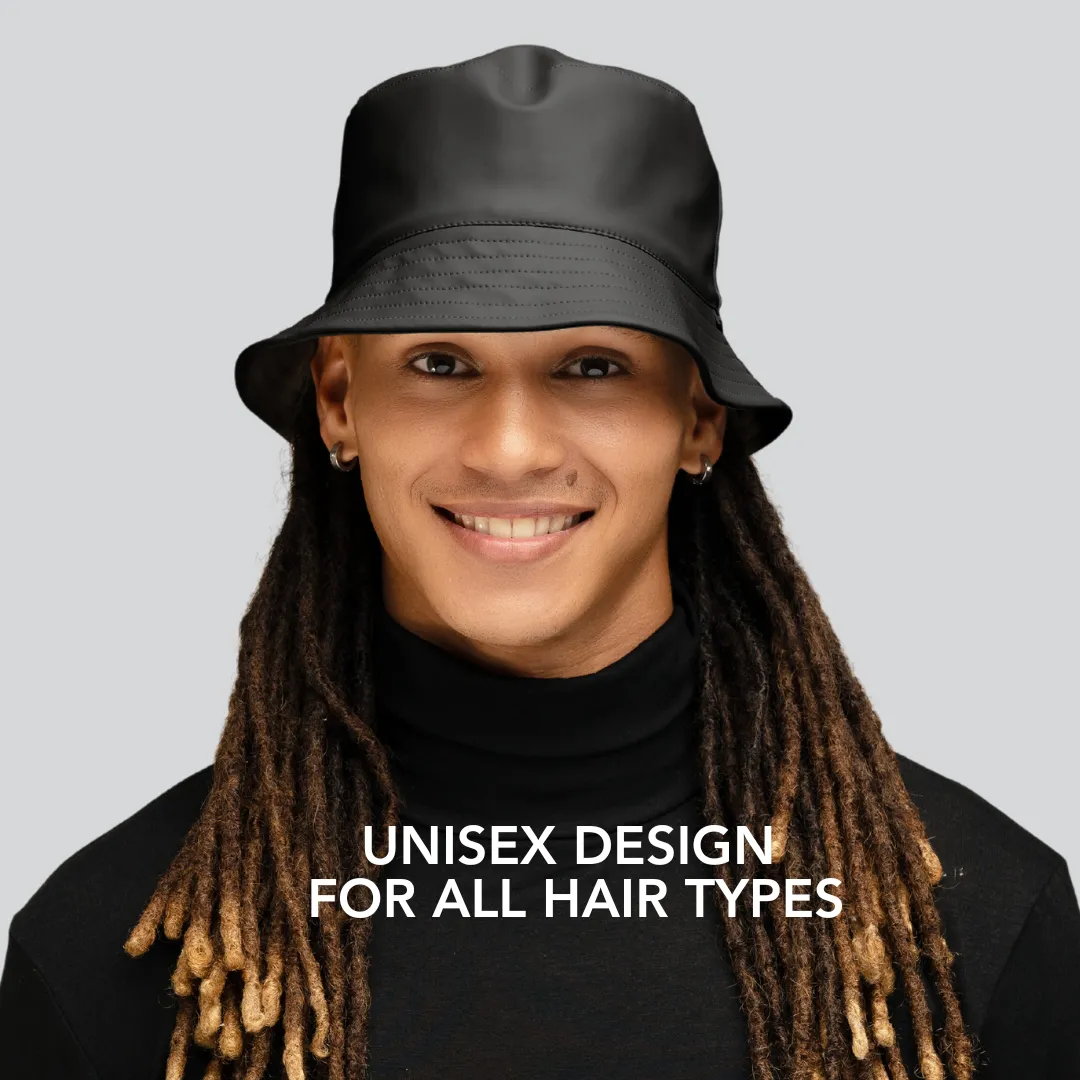 Satin-Lined, Waterproof Bucket Hat for Men  — Matte Edition