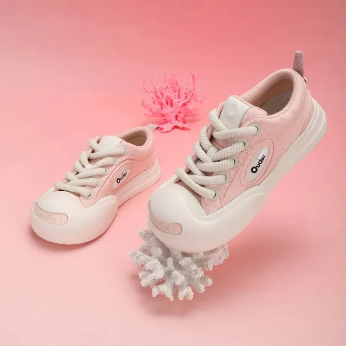 Smile Coral Canvas Shoes