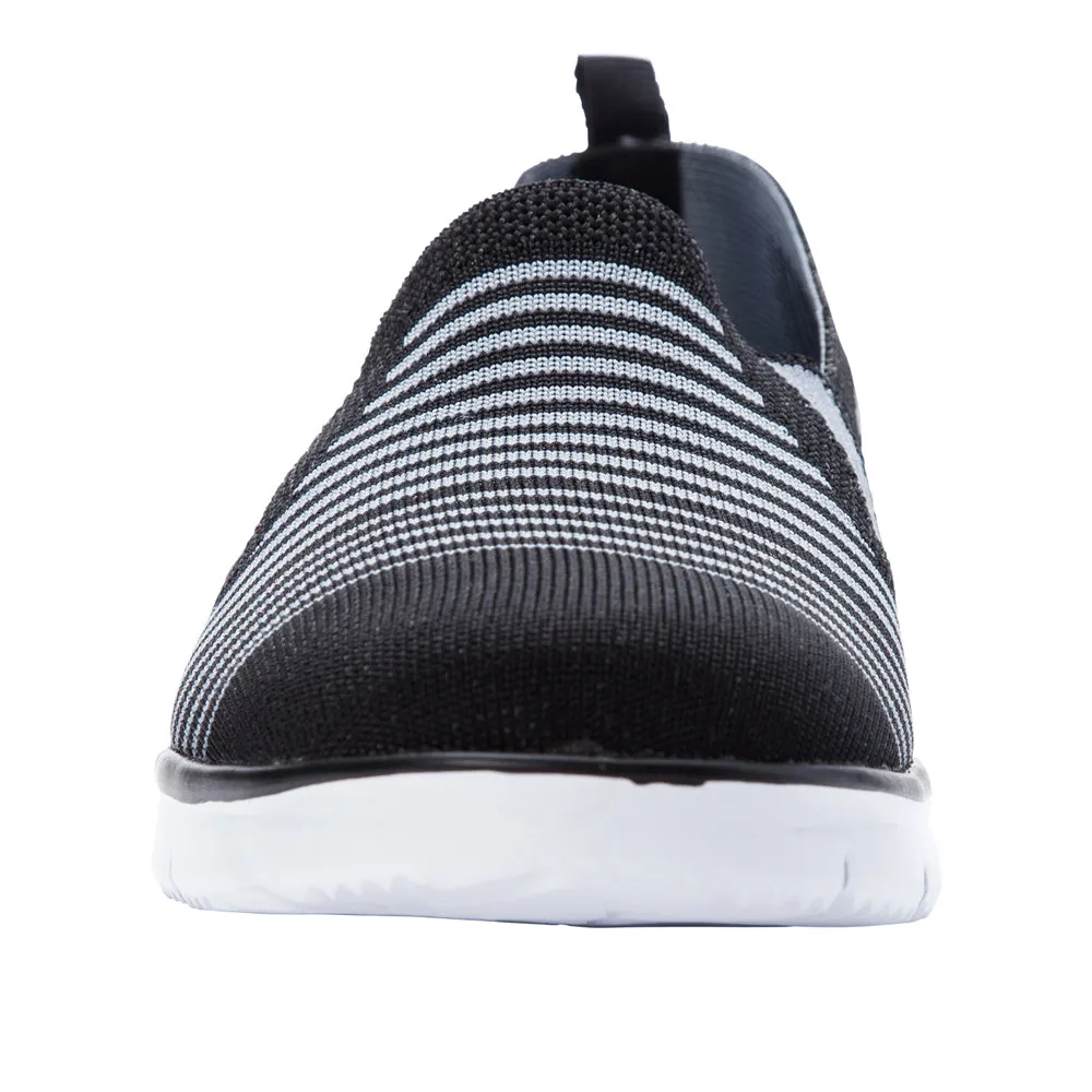 Travel Fit Striped Slip On Sneakers