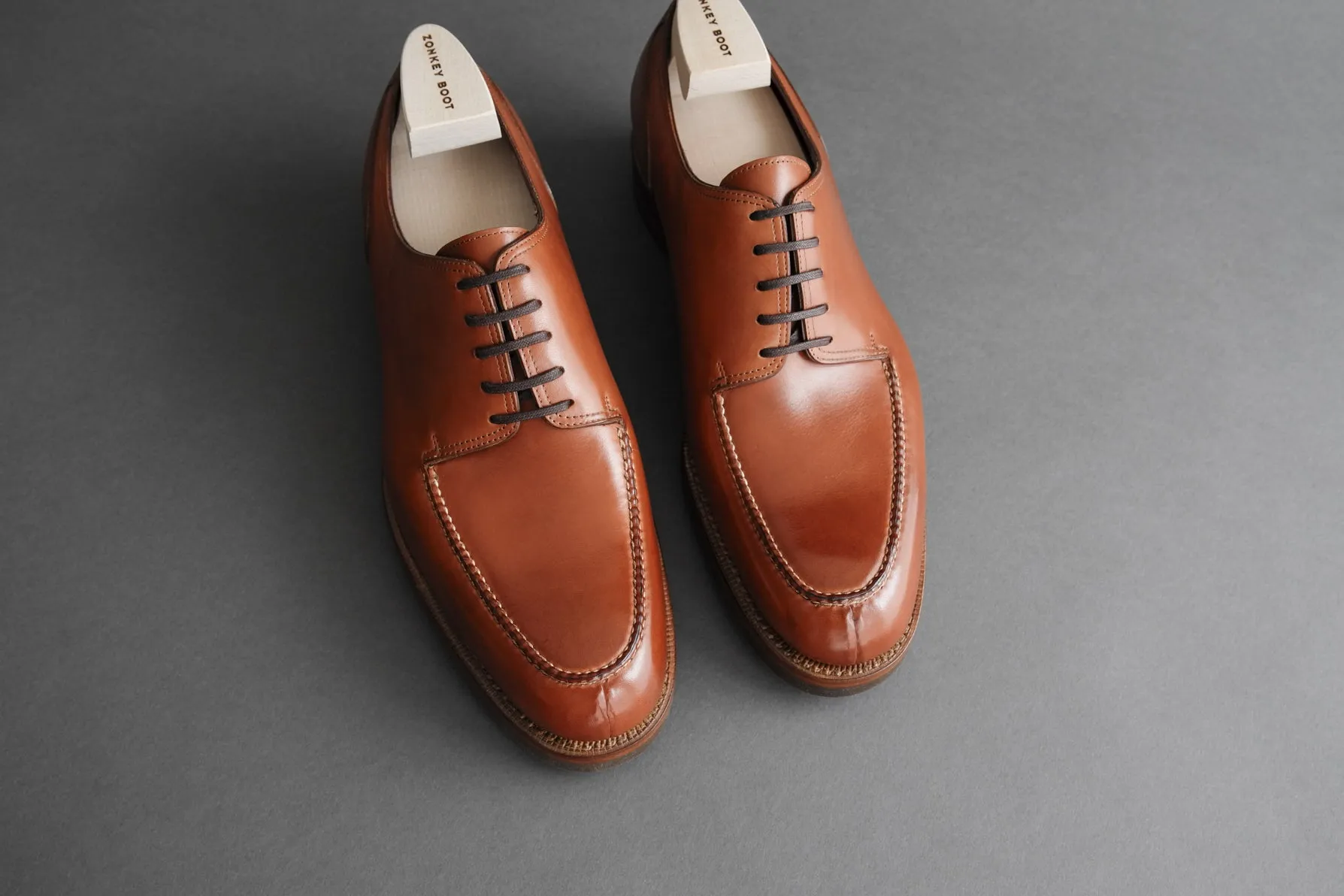 TwoOneFour.Edric Hand Sewn Split-Toe Derby From French Calf