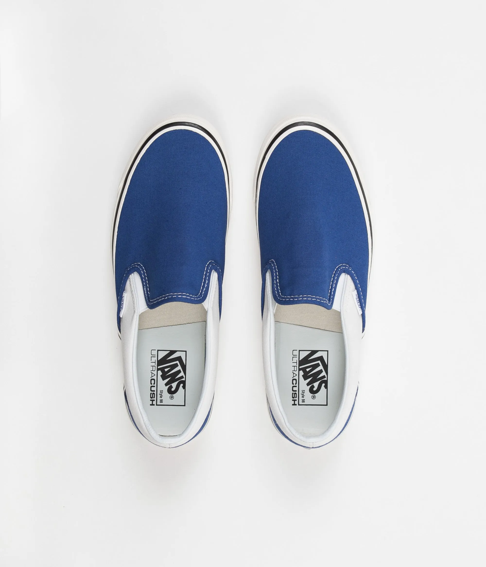 Vans Classic Slip-On 98 DX Anaheim Factory Shoes - OG Blue / White