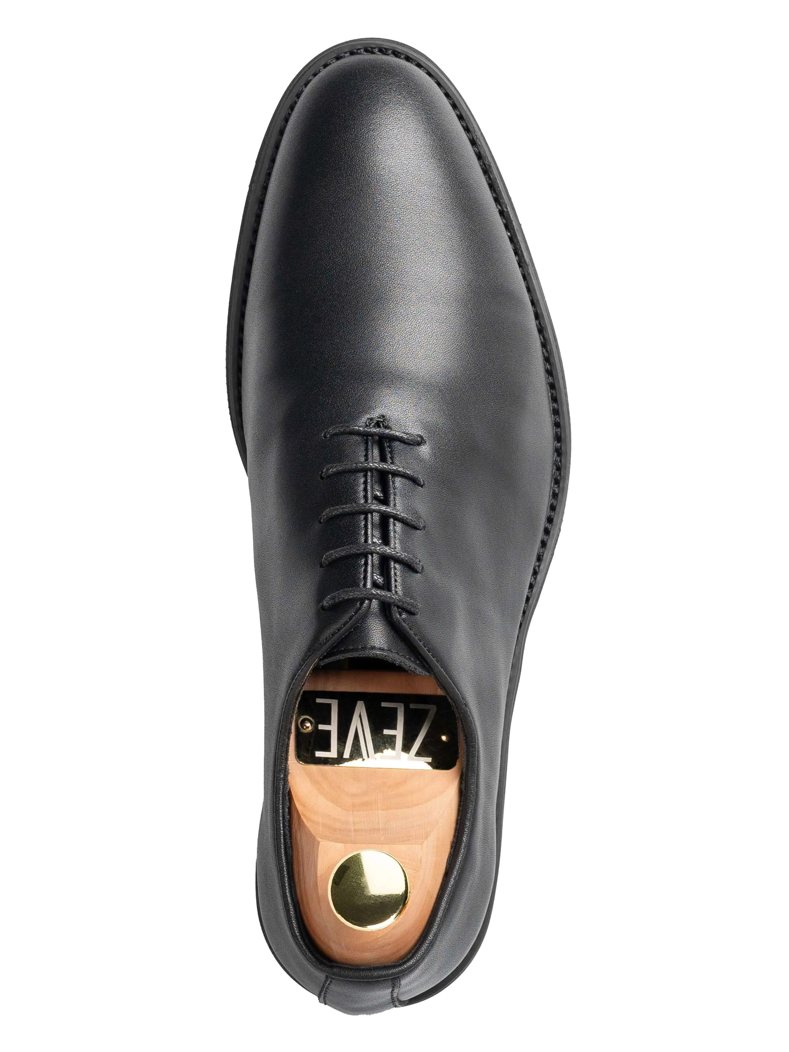 Wholecut Oxford - Black Lace up (Flexi-Sole)